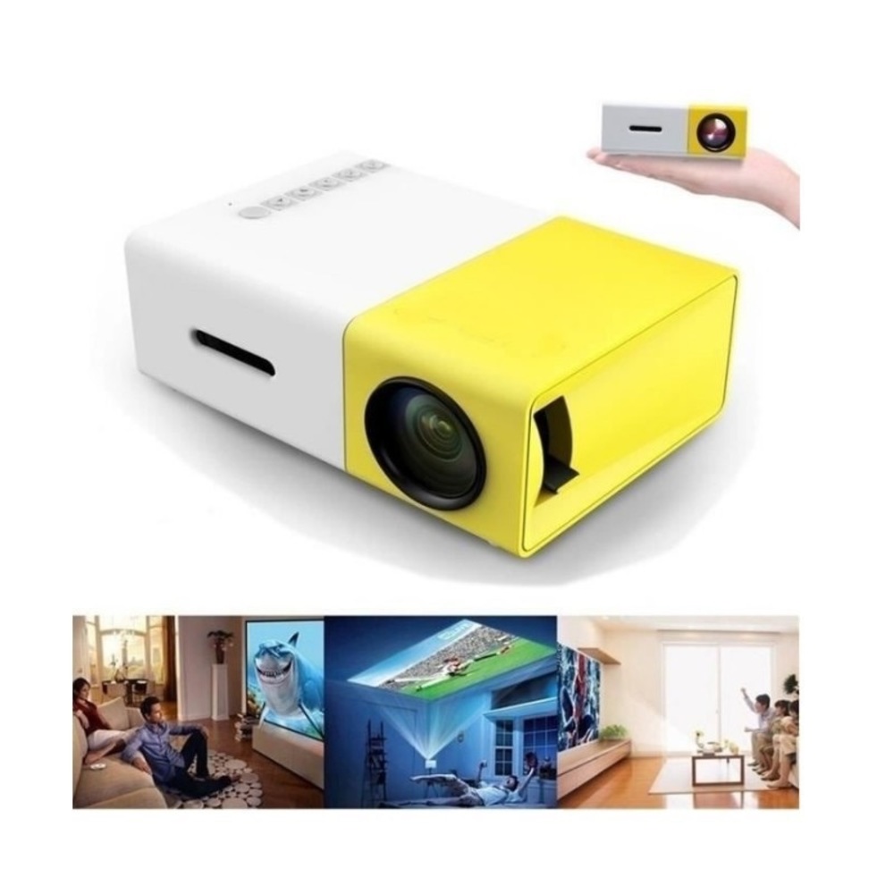 Mini Projector Builtin Stereo Speaker Portable Multimedia Home Theater Projector